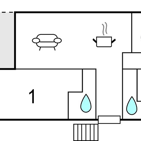 דירה In With Kitchen